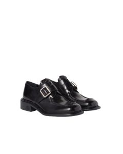 MIU MIU Leather shoes with buckle