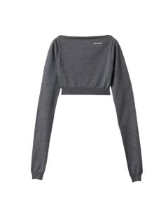 MIU MIU Wool boat-neck sweater
