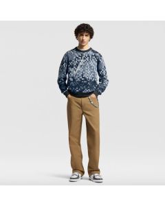 LV Vers Damoflage Jacquard Pullover