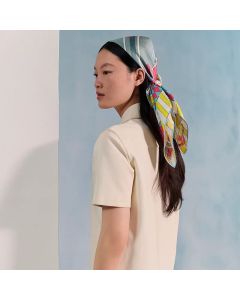 Hermès Pony Pit Stop double face scarf 90
