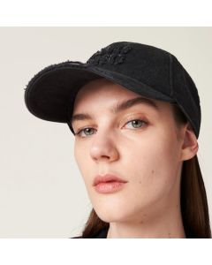 Miu Miu Denim baseball cap