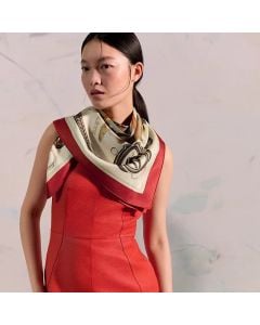 Hermès Attelage en Arbalete forever scarf 90