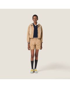 MIU MIU Technical silk blouson jacket