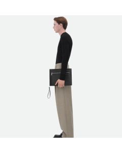 Bottega Veneta Intrecciato Document Case With Wristlet