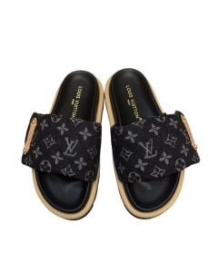 LV Pool Pillow Flat Comfort Mule