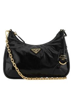 Prada Re-Edition naplak patent leather mini-bag