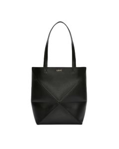 LOEWE Medium Puzzle Fold tote in shiny calfskin
