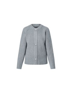 LV Ribbed Knit Cardigan 