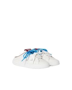 MIU MIU Leather sneaker mules