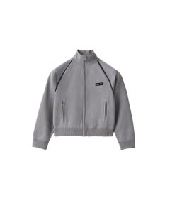 MIU MIU Technical yarn zipper cardigan