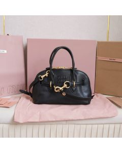 MIU MIU Aventure nappa leather top-handle bag