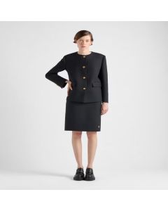 Prada Single-breasted tricotine jacket
