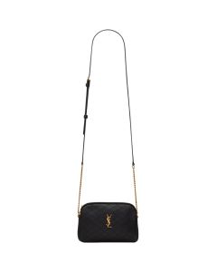 YSL GABY ZIPPERED POUCH IN LAMBSKIN