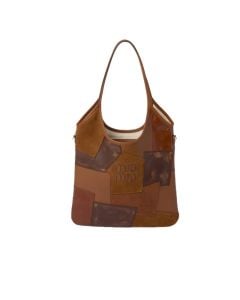 MIU MIU IVY leather patchwork bag