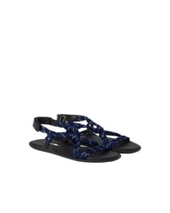 MIU MIU Riviere cord and leather sandals