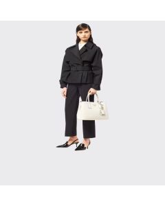 Medium Saffiano Leather Double Prada Bag