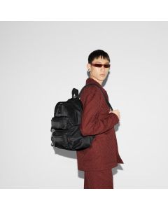 Medium backpack with Gucci logo