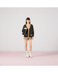 Gucci GG cotton lamé cardigan