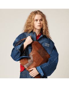 MIU MIU IVY leather patchwork bag