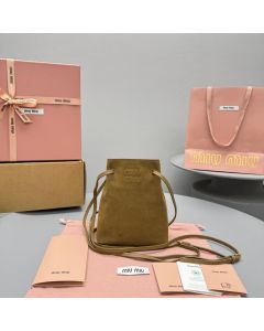 MIU MIU Suede pouch