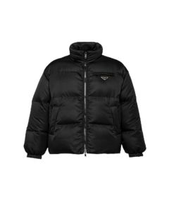 Prada Medium-length Re-Nylon down jacket