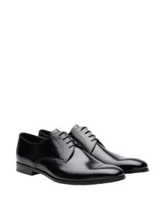 Prada Brushed leather derby shoes