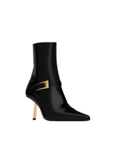 YSL LEE booties in glazed leather