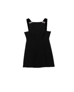 Prada Embroidered cady mini-dress