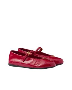 Prada Naplak patent leather ballerinas