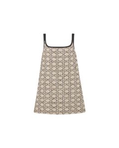 Dior Short Flared Cannage Dress