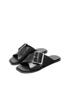 LOEWE Petal Belt flat sandal in vegetable-tanned calfskin