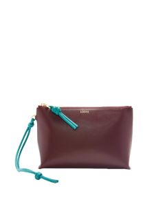 LOEWE Knot T pouch in shiny nappa calfskin