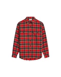 Celine loose shirt in checked cotton