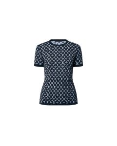 LV Monogram Jacquard Knit Top