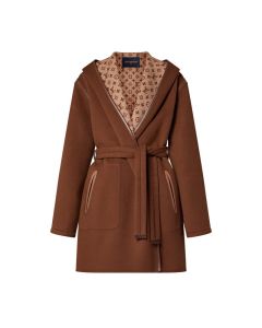 LV Reversible Zip-Off Wrap Coat