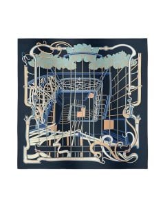 Hermès La Ligne Coup de Fouet scarf 90