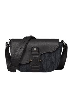 Dior Mini Saddle Messenger Bag with Flap