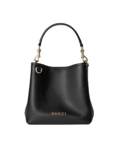 Gucci GG Emblem mini bucket bag