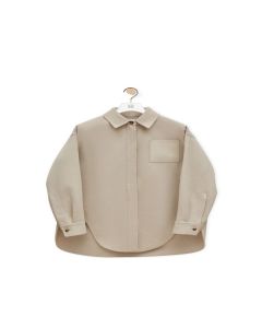 LOEWE Overshirt in wool and cashmere