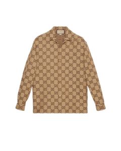 Gucci Maxi GG canvas shirt