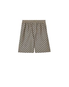 Gucci GG linen blend shorts