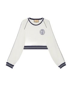 Gucci Cotton jersey sweatshirt with embroidery
