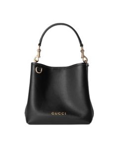 Gucci GG Emblem mini bucket bag