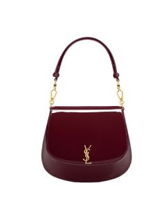 YSL VOLTAIRE TOP HANDLE in patent leather