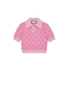 Gucci GG wool jacquard polo