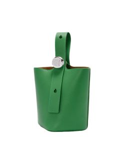 LOEWE Mini Pebble bucket in soft grained calfskin
