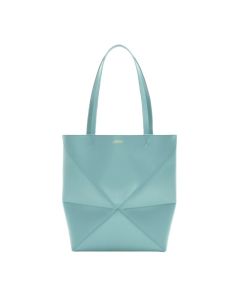 LOEWE Medium Puzzle Fold tote in shiny calfskin