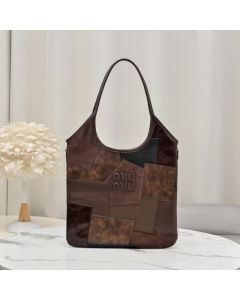 MIU MIU IVY leather patchwork bag