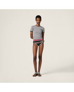 MIU MIU Technical yarn crew-neck sweater