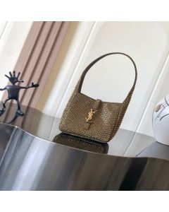 YSL LE 5 À 7 supple baby in silk satin and crystals